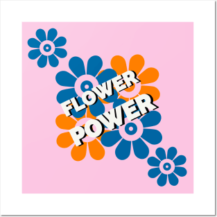 Flower Power - Pink Posters and Art